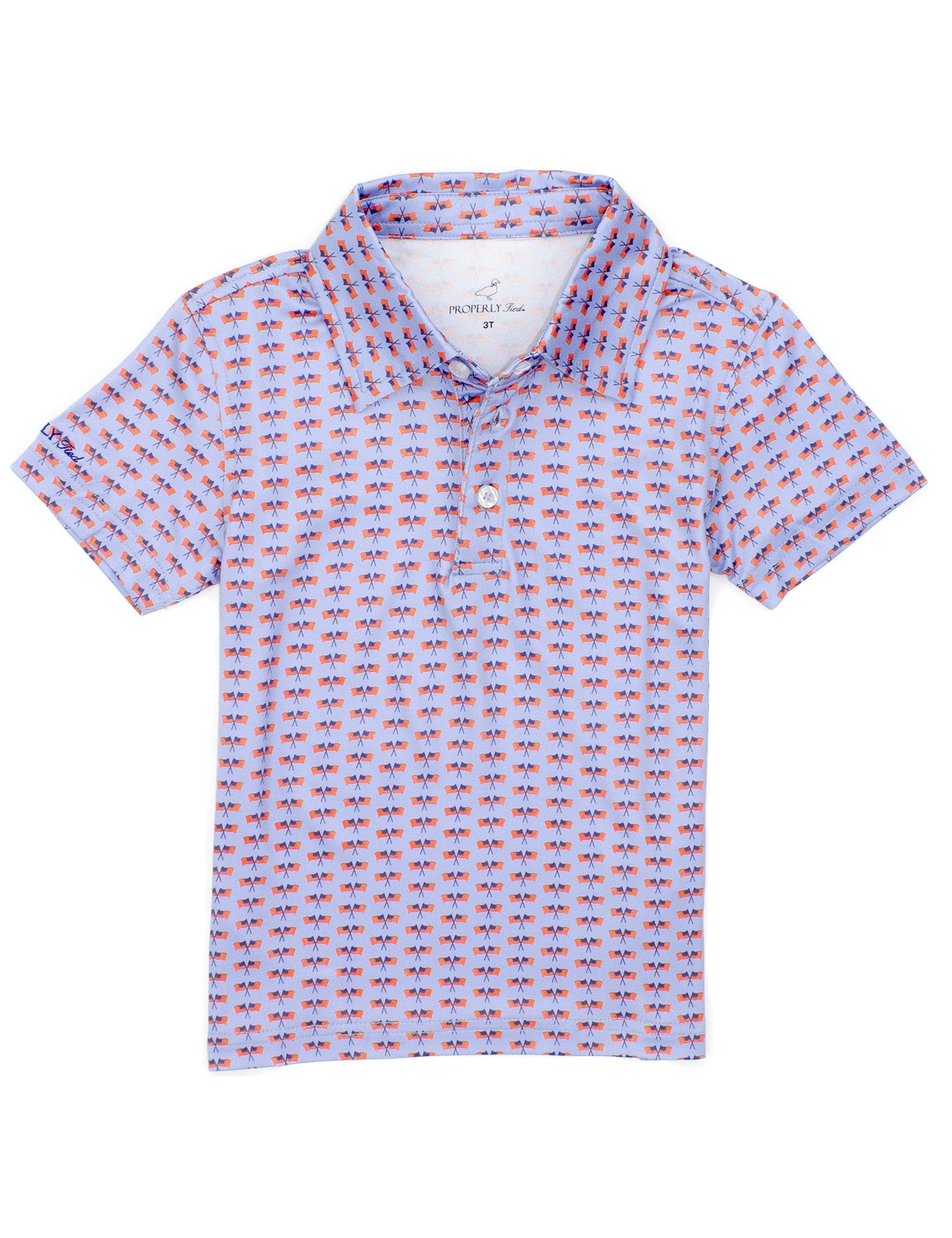 Inlet Polo Freedom Flag