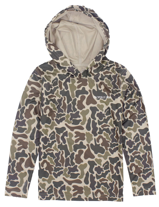 Sportsman Performance Hoodie- Vintage Camo