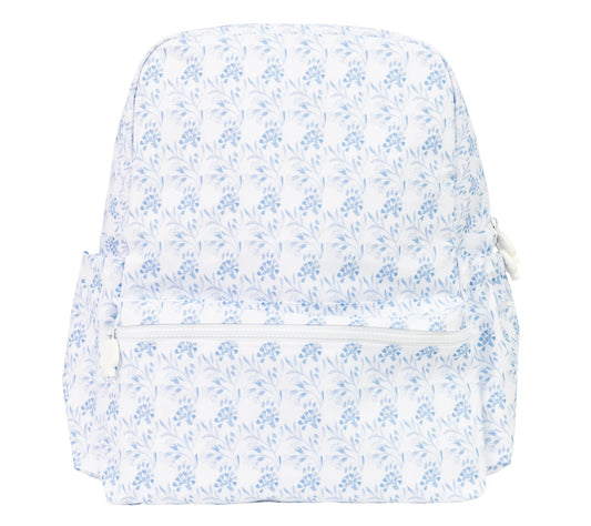 Large Backpack- Navy Floral