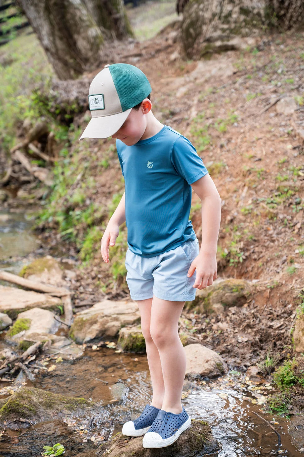 Boys Outrigger Performance Short Arona Blue