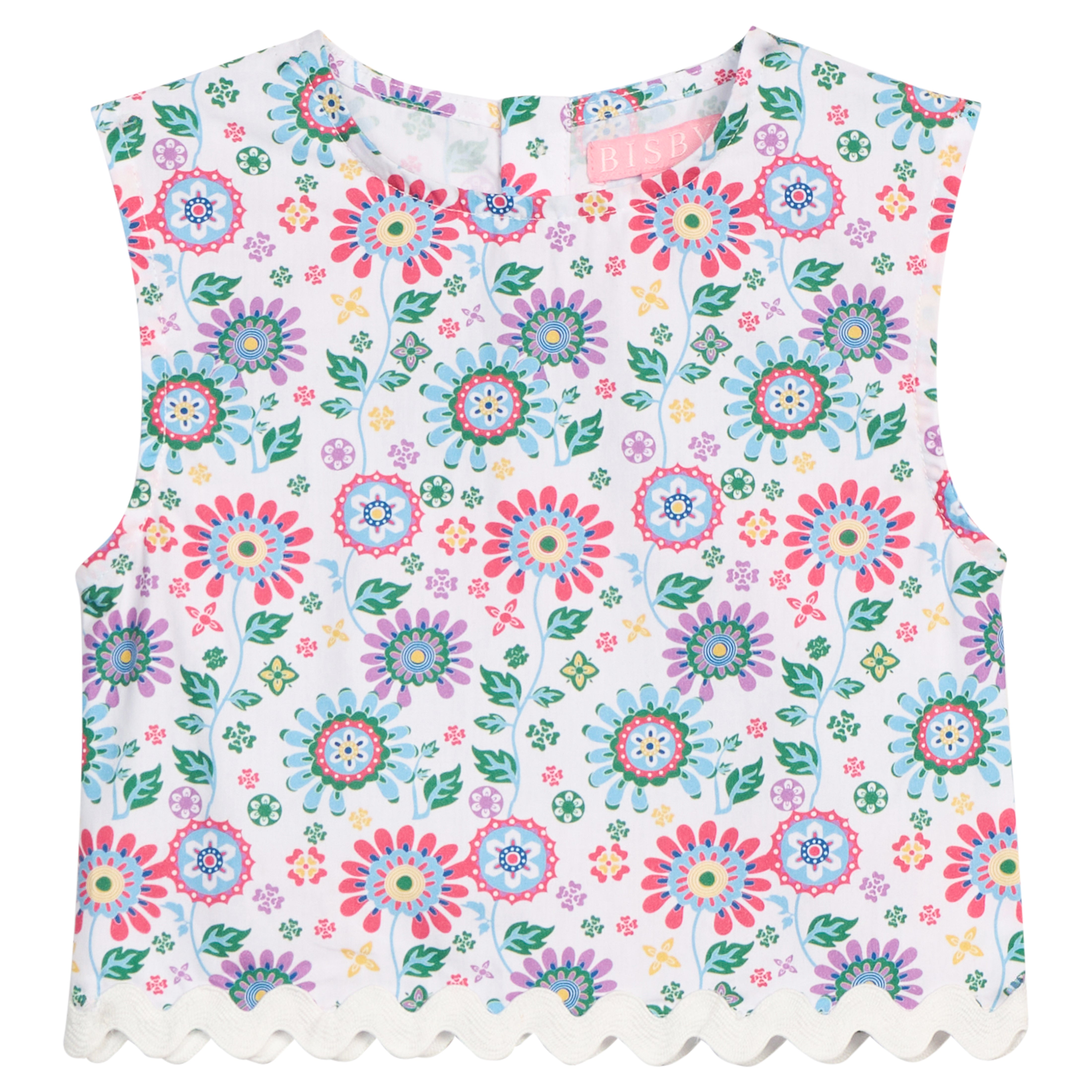 Skeleton Ric C Shell Ric Rac Shell Top- Bellavista Blooms – Hollis & Company