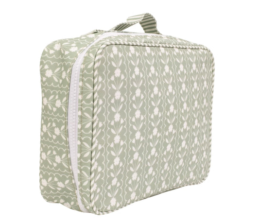 Lunchbox- Sage Floral