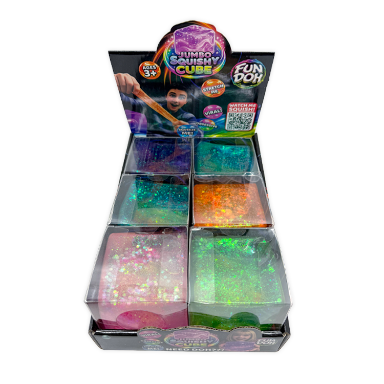 Fun Doh Jumbo Squishy Cube Assortment