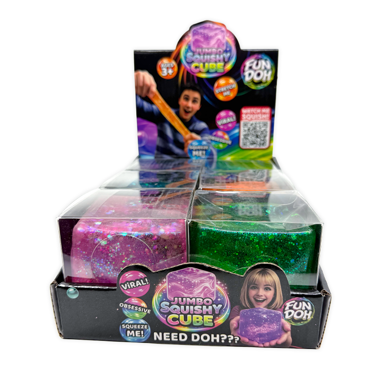 Fun Doh Jumbo Squishy Cube Assortment