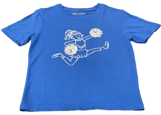 SS Royal/White Cheerleader T-Shirt