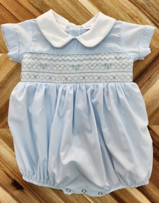 Noah Bubble- Blue Smocking