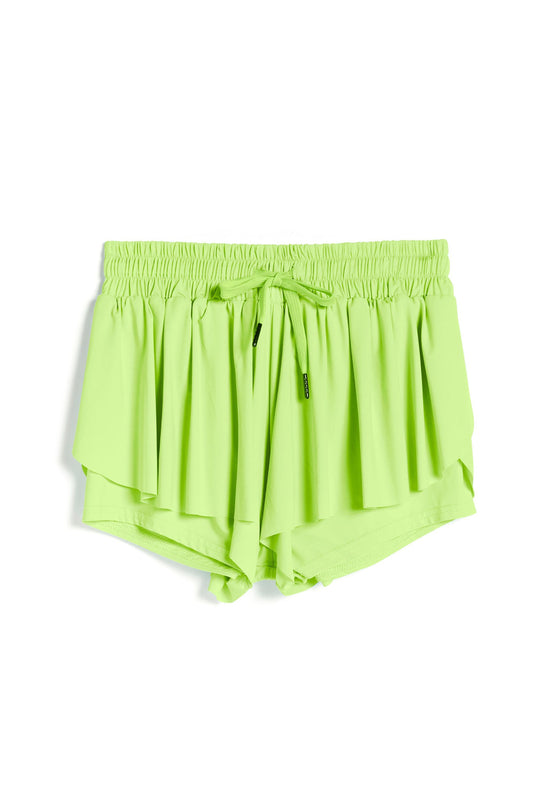 Butterfly Shorts- Neon Apple