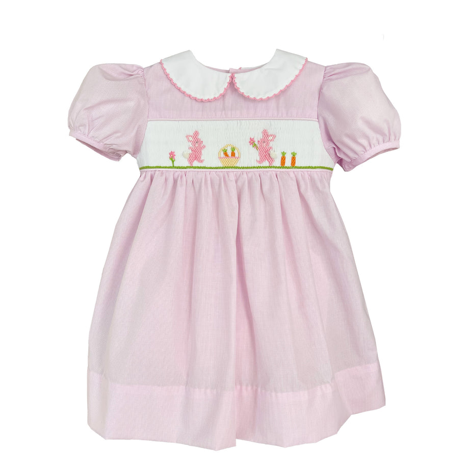 Easter Bunny Smocked Dress