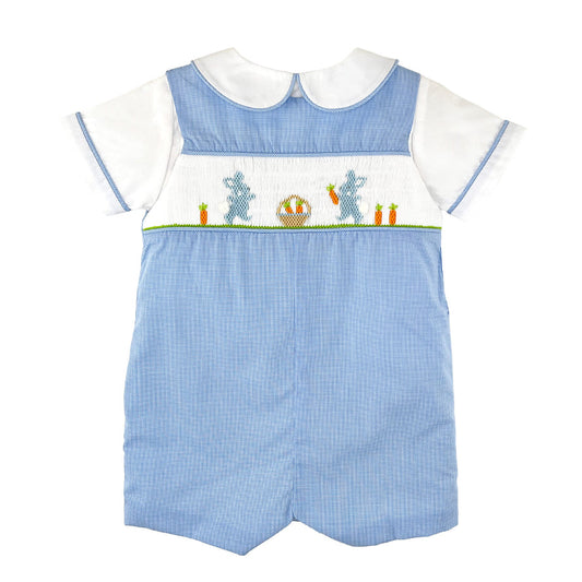 Easter Bunny Smocked Romper