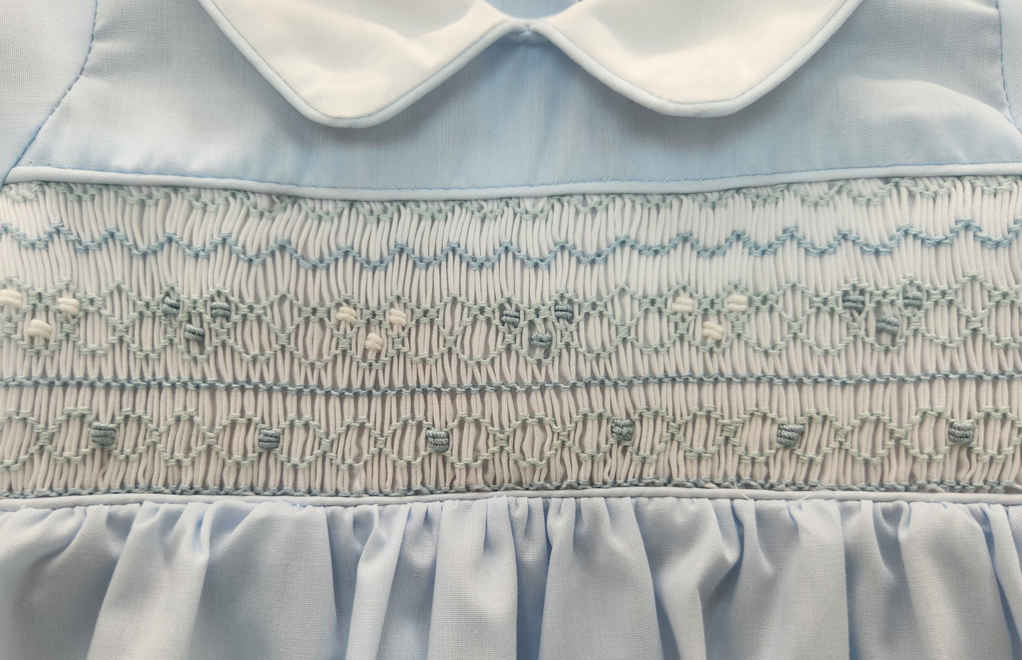 Noah Bubble- Blue Smocking