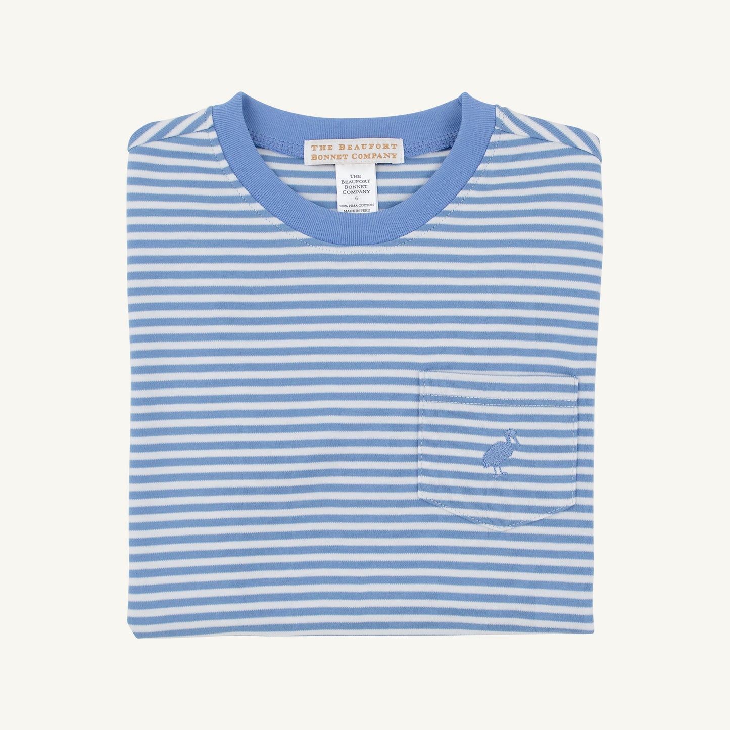 Carter Crewneck- Sunrise Blvd Blue Stripe/Sunrise Blvd Blue