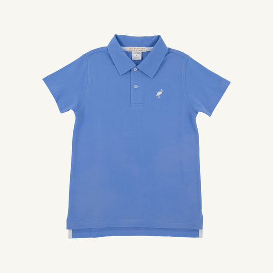 Prim and Proper Beach Polo- Sunrise Blvd Blue/Multicolor