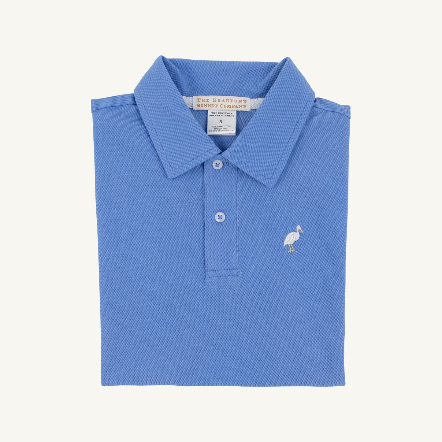 Prim and Proper Beach Polo- Sunrise Blvd Blue/Multicolor