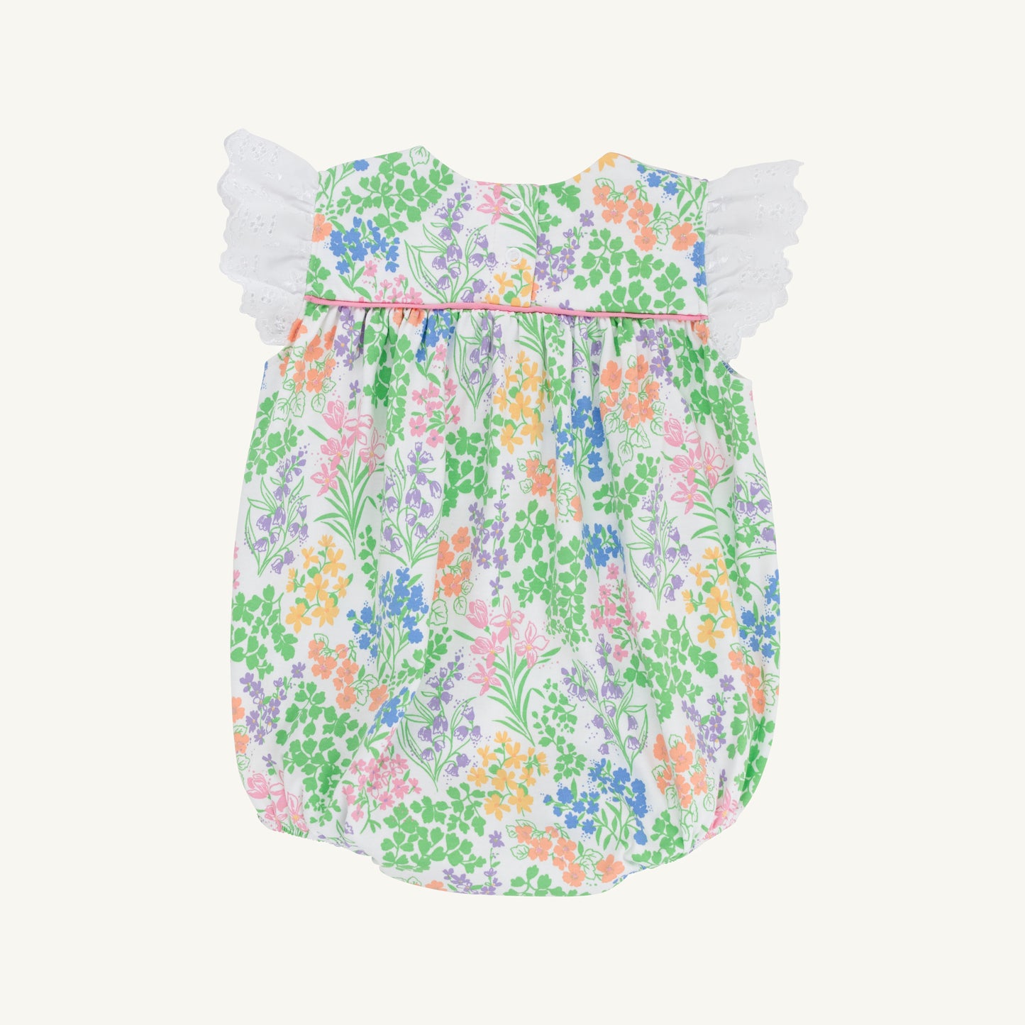 Angel Sleeve Blythe Bubble- Gaston St Garden/Worth Ave White