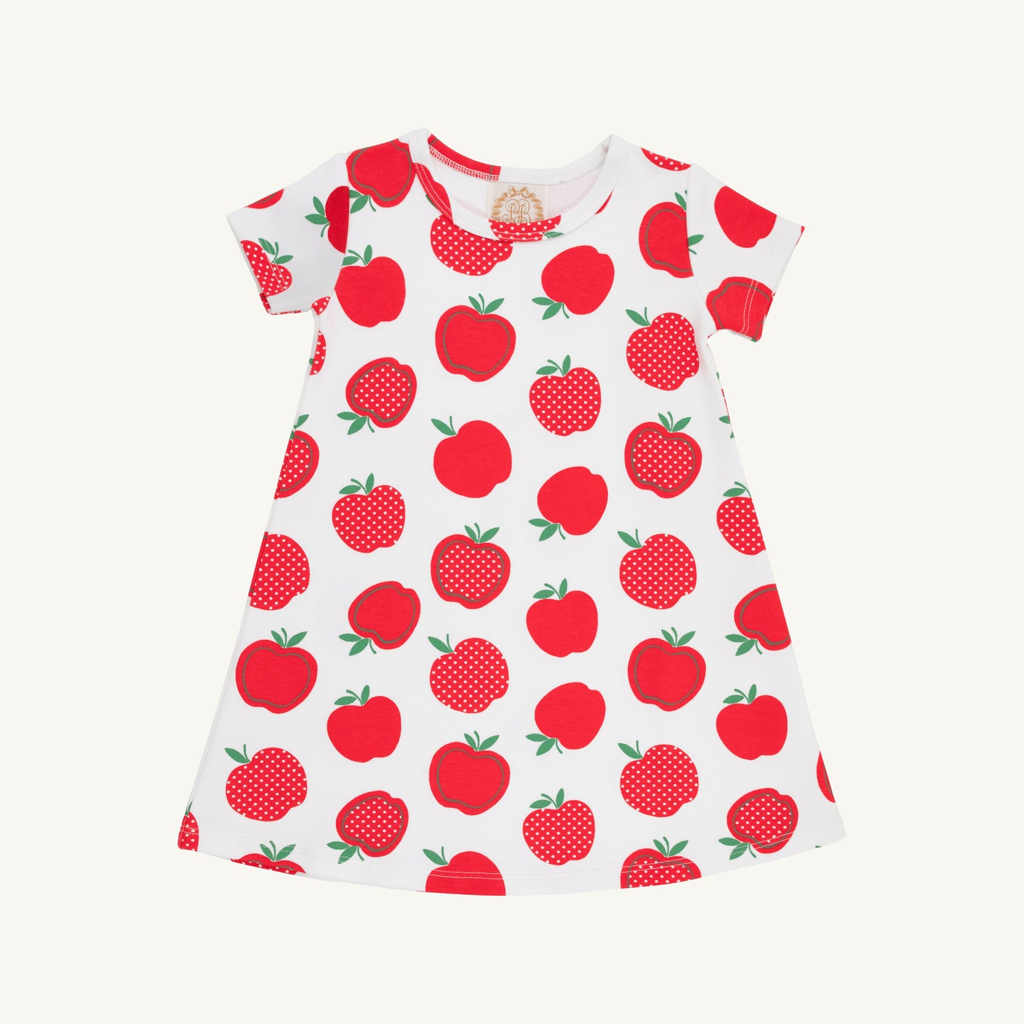 Polly Play Dress- Heavy Weight Ardsley Park Apple