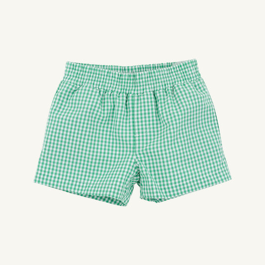 Sheffield Shorts- Gibson Island Green Mini Gingham/Multicolor